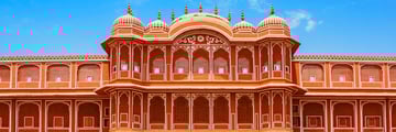 Vibrant Indian palace