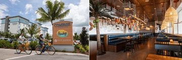 Restaurant and hotel signage