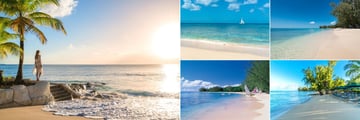 The beach at Coral Reef Club