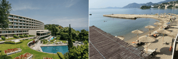 Corfu Holiday Palace pool and beach