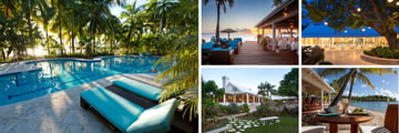 CurtaiN Bluff Pool Side. Seagrape & Tamarind Restaurants