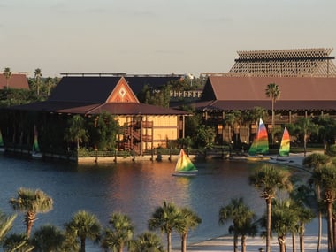 Exterior of Disney's Polynesian Resort