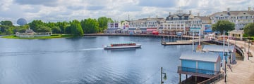 EPCOT and Crescent Lake views at Disney's Boardwalk Inn