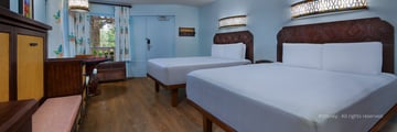 Double queen room with 5th sleeper bed
