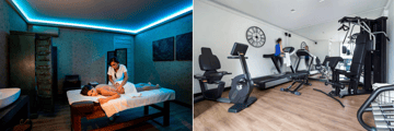 Hotel spa and gym
