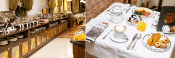 Breakfast at the Due Torri Hotel