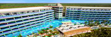 Aerial View at El Dorado Seaside Suites