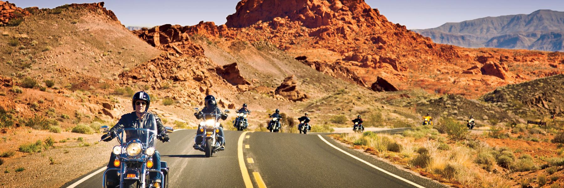 Route 66 Guided Motorcycle Tour, Chicago, Illinois American Sky