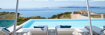 Outdoor pool at Eagles Villas