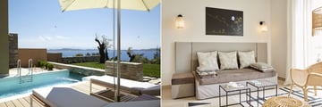 Junior Pool Villa and Ocean One Bedroom Pool Villa at Eagles Villas