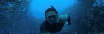 Snorkle Selfie in Galapagos