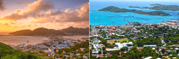 St Maarten, St Thomas