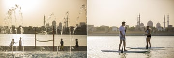 Fairmont Bab Al Bahr, Beach Volleyball and Standup Paddleboarding