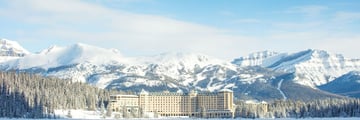 Fairmont Chateau Lake Louise in winter