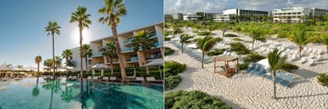 Family Selection at Grand Palladium Costa Mujeres pool and beach