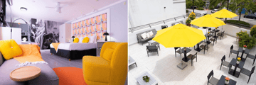 Fashion Suite King Bedroom, outdoor terrace