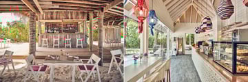 crab shack and milklab at Finolhu Baa Atoll Maldives