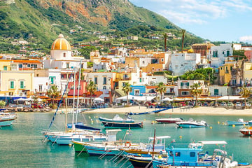 Forio port on Ischia