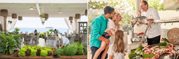 Dining at the Forte Village