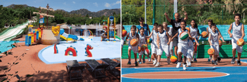 Waterpark and sports academies