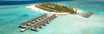 aerial view of Fushifaru Maldives