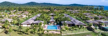 Fusion Resort Phu Quoc villas from above