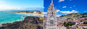 Isabela Island in the Galapagos and Quito