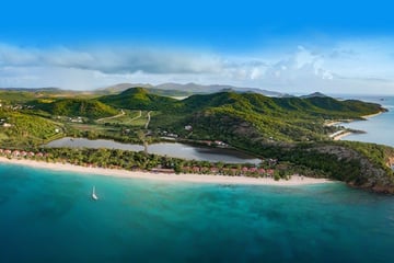 Aerial View at Galley Bay Resort & Spa