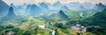 Mountainous region in China