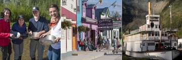 Panning for Gold in the Yukon and Klondike town