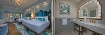 Water view room and en-suite at Disney's Grand Floridian Resort & Spa