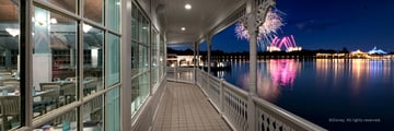Magic Kingdom fireworks views from Narcoossee's at Disney's Grand Floridian Resort