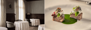Dining at the Il Fagiano restaurant