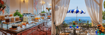 Breakfast at the Grand Hotel San Pietro