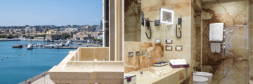 Junior Suite balcony, bathroom