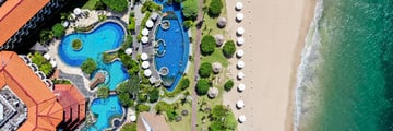 Aerial View of Grand Mirage Resort and Thalasso