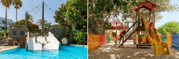 Children's pool and playground