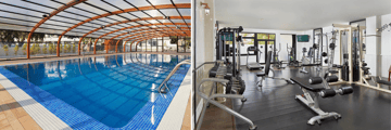 Indoor pool, gym