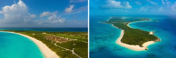 Half Moon Cay aerial shots