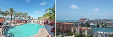 Pool, and intracoastal waterway views