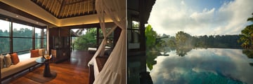 Pool villa in resort