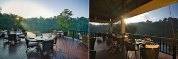 Bar and restaurant in a resort
