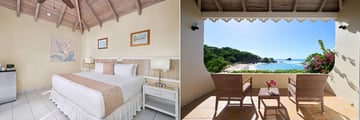 View of balcony and room at a resort