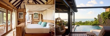 Hillside Pool Villa Suite at Hermitage Bay 