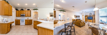 Highlands Reserve home, kitchen and living area