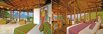 Anse Chastanet, Hillside Deluxe Room and Premium Hillside Room