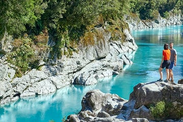Hiking around Hokitika Gorge
