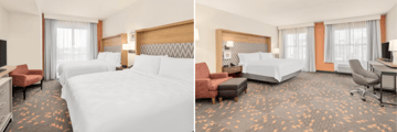 Standard Double Queen Room, King Suite