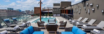 Enjoy the Southern sun on the rooftop of Holston House