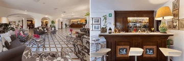 Hotel Alpha lobby and bar